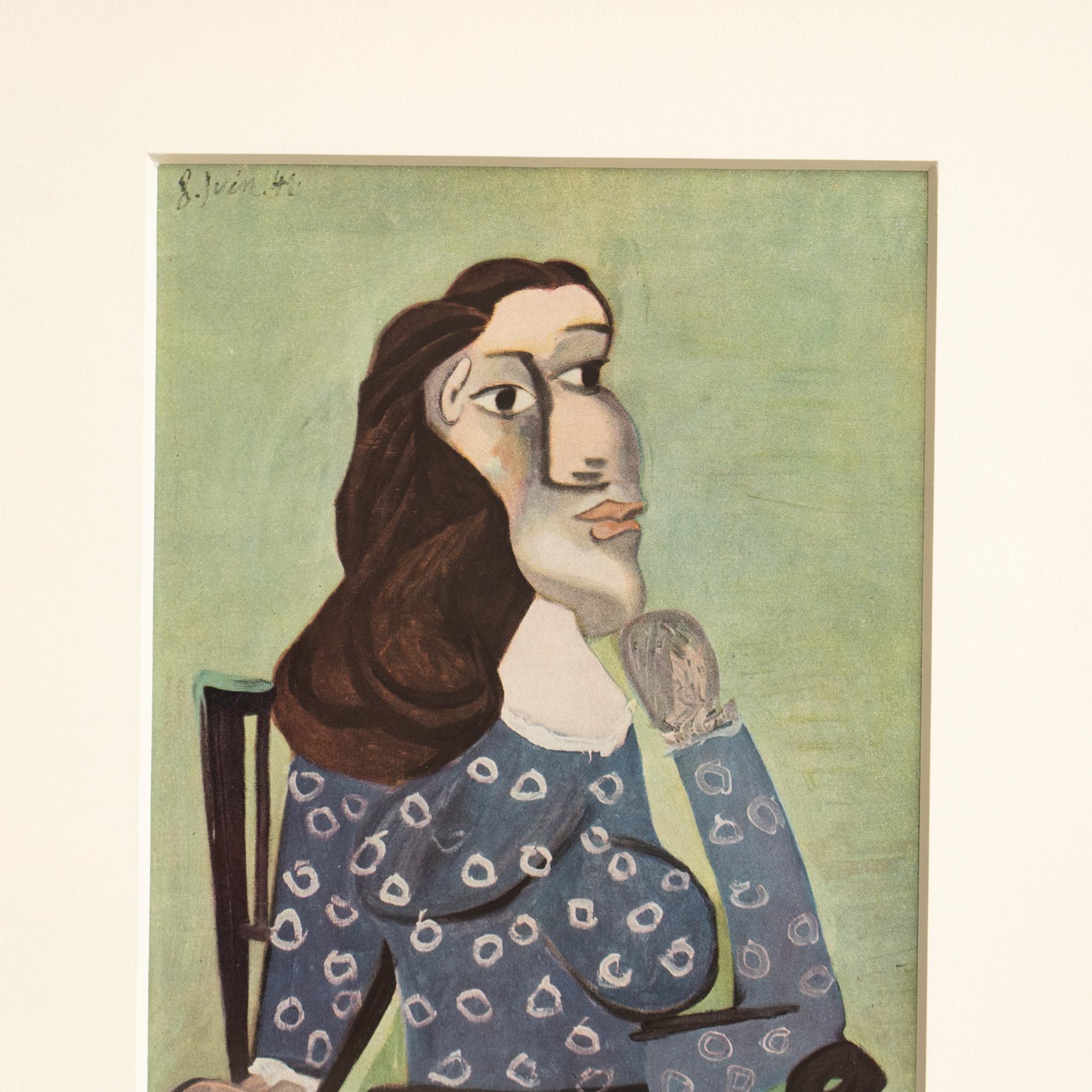 Metà XX secolo Pablo Picasso, opera d'arte incorniciata, Editions du Chene, 1943 in vendita