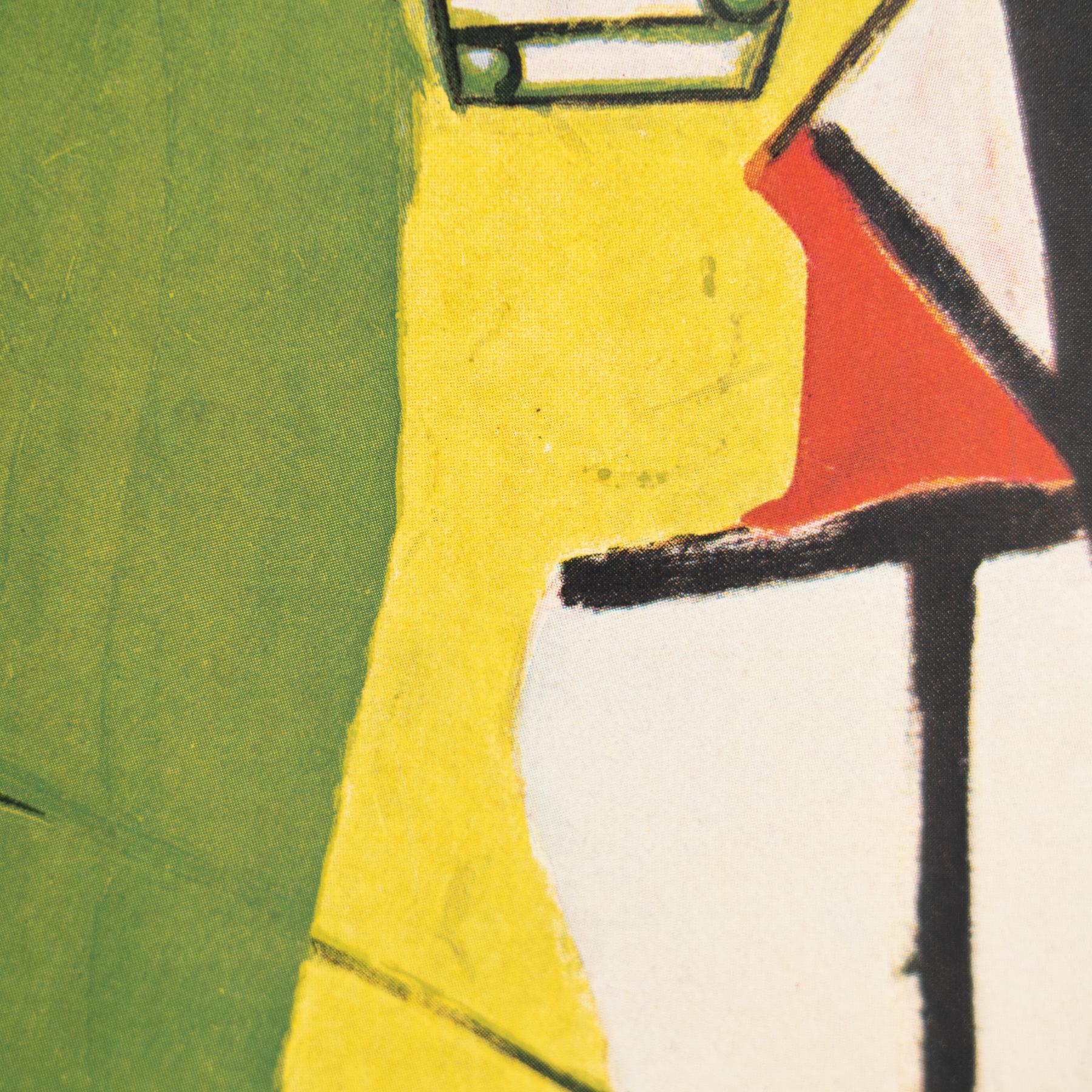Paper Pablo Picasso Framed Artwork, Editions du Chene, 1943 For Sale