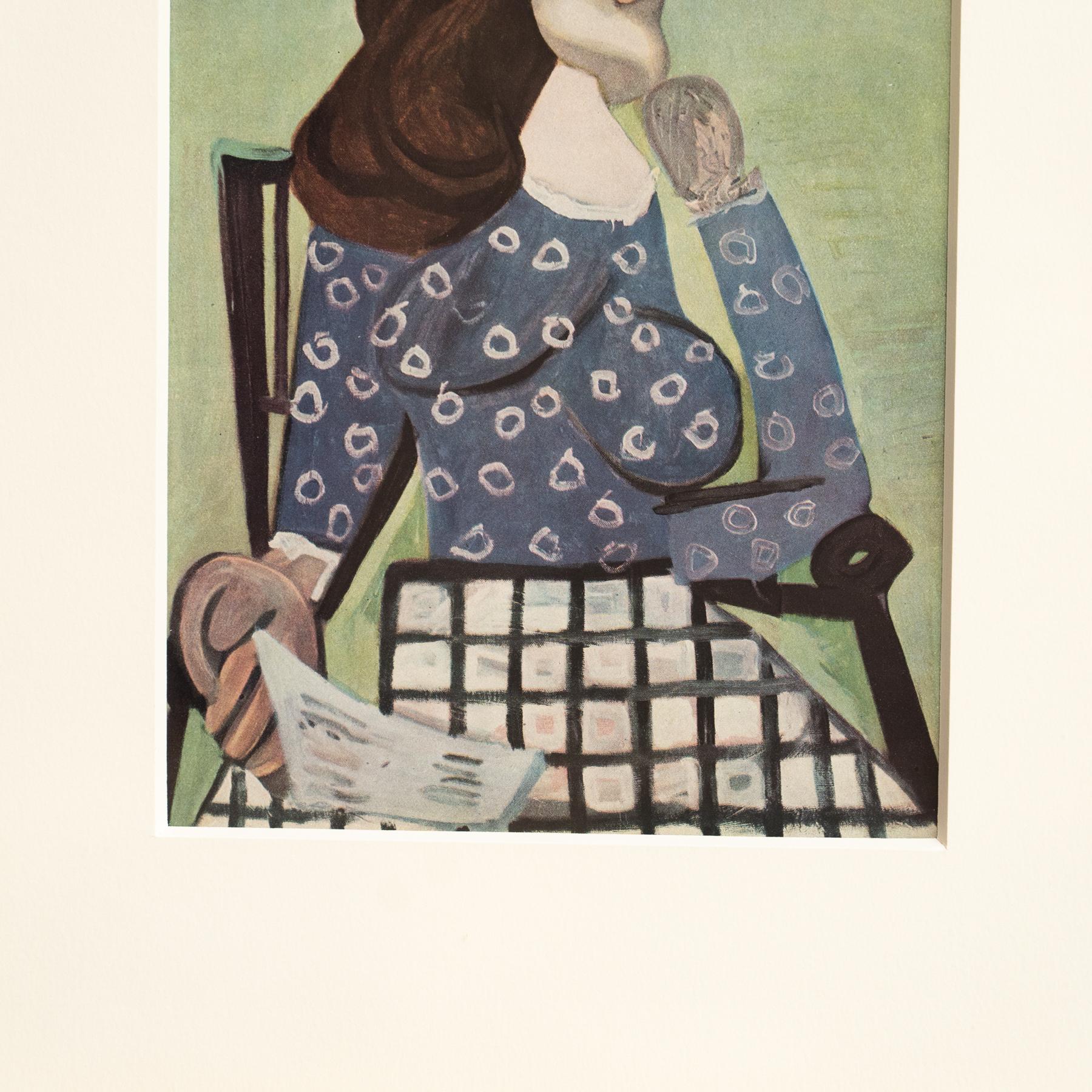 Carta Pablo Picasso, opera d'arte incorniciata, Editions du Chene, 1943 in vendita