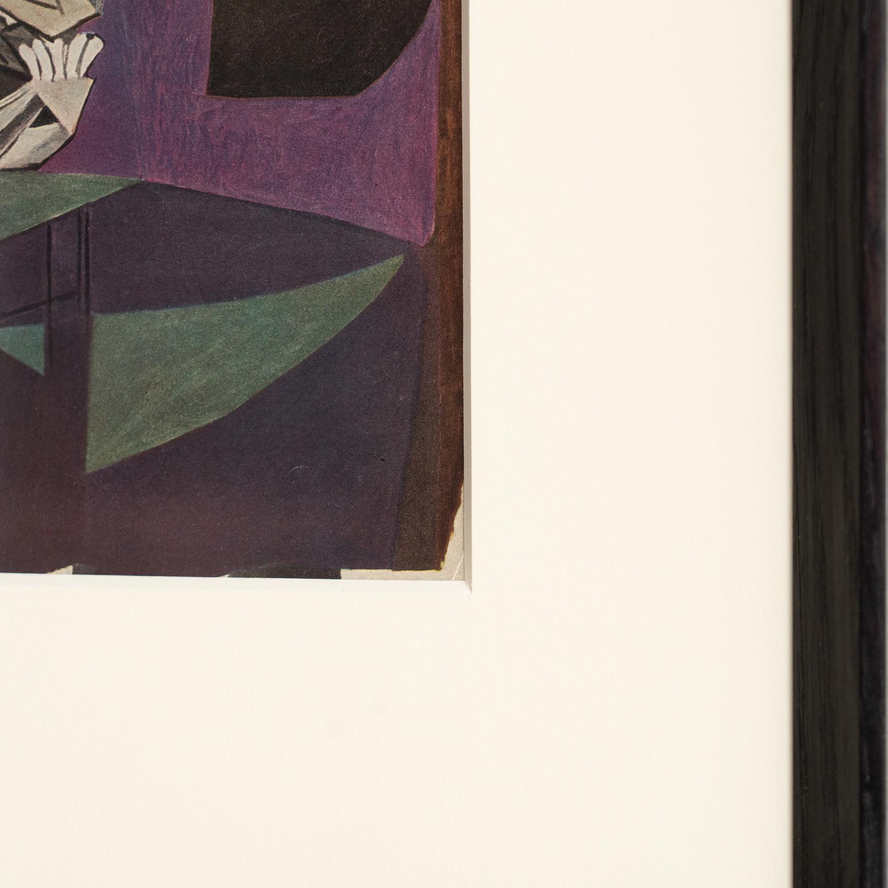 Paper Pablo Picasso Framed Artwork, Editions du Chene, 1943 For Sale