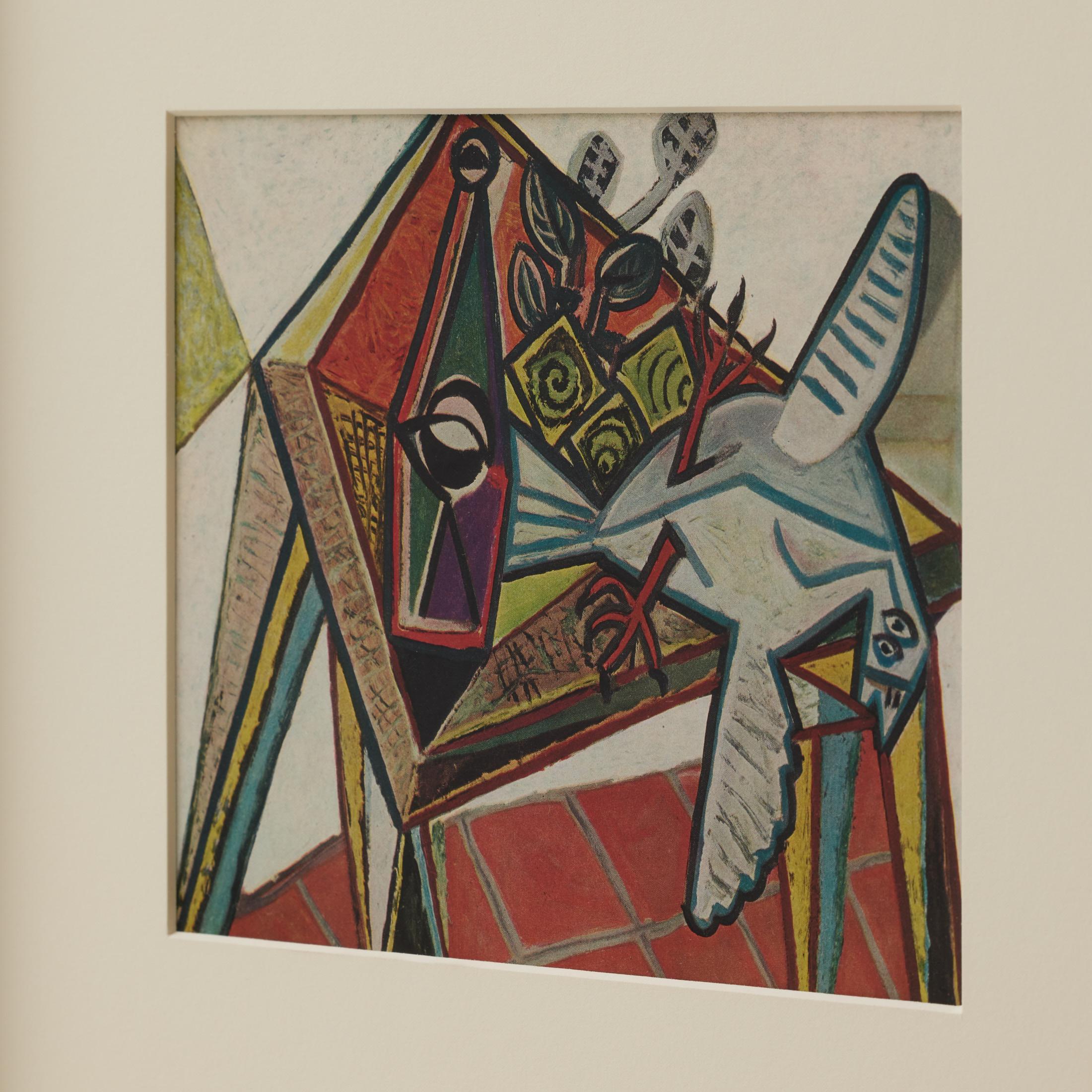 Pablo Picasso Framed Color Cliche, Editions du Chene, 1943 For Sale 3