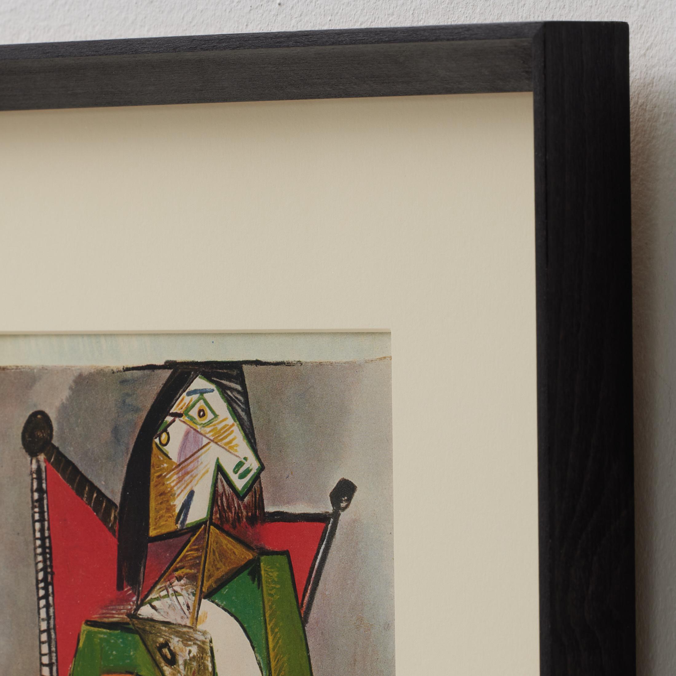 Gerahmte Farbkrone von Pablo Picasso, Editions du Chene, 1943 im Angebot 3