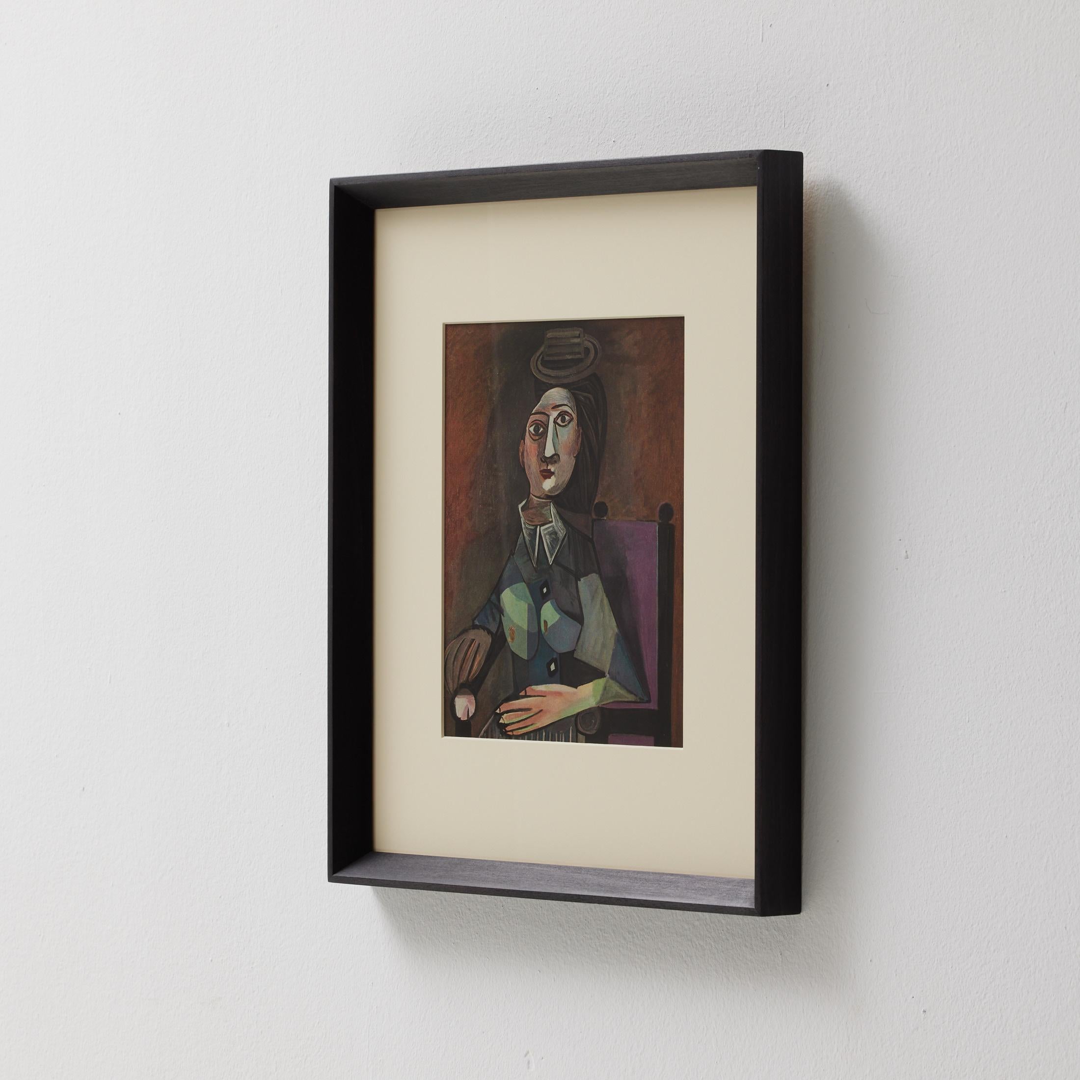 Gerahmte Farbkrone von Pablo Picasso, Editions du Chene, 1943 im Angebot 3