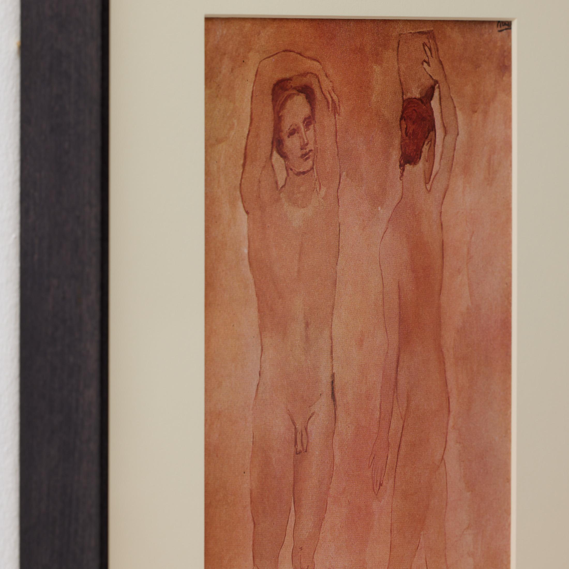 Gerahmte Farbkrone von Pablo Picasso, Editions du Chene, 1943 im Angebot 4