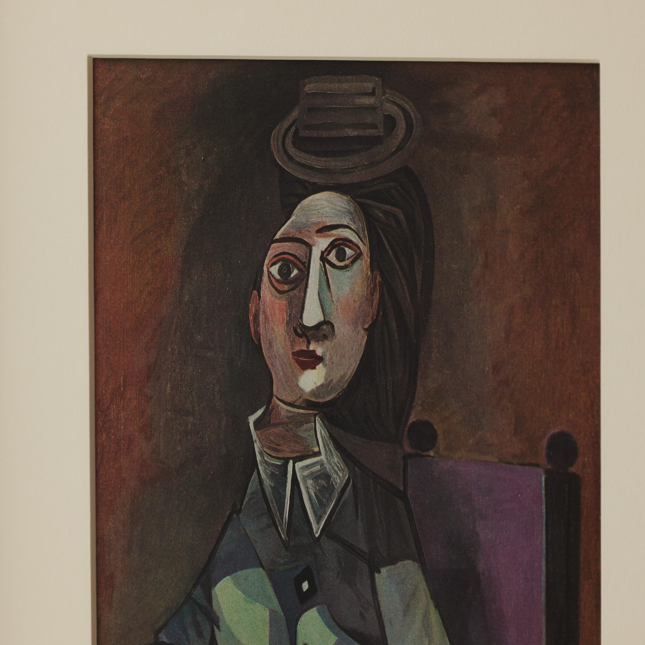 Gerahmte Farbkrone von Pablo Picasso, Editions du Chene, 1943 im Angebot 6