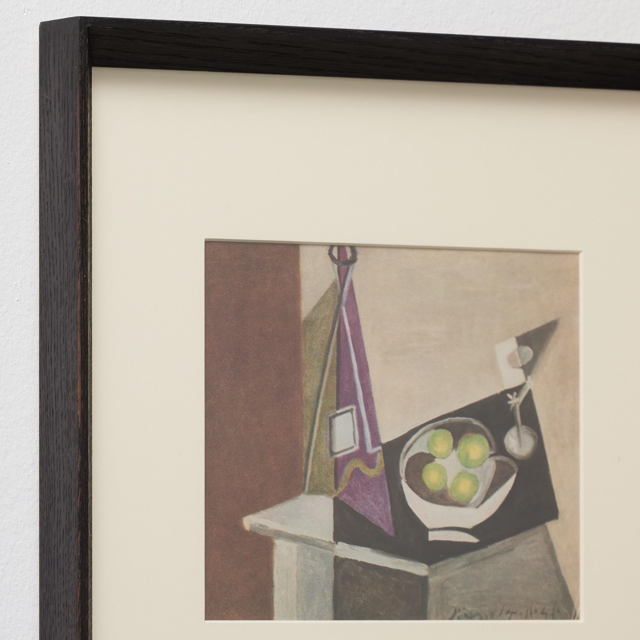 Gerahmte Farbkrone von Pablo Picasso, Editions du Chene, 1943 im Angebot 6