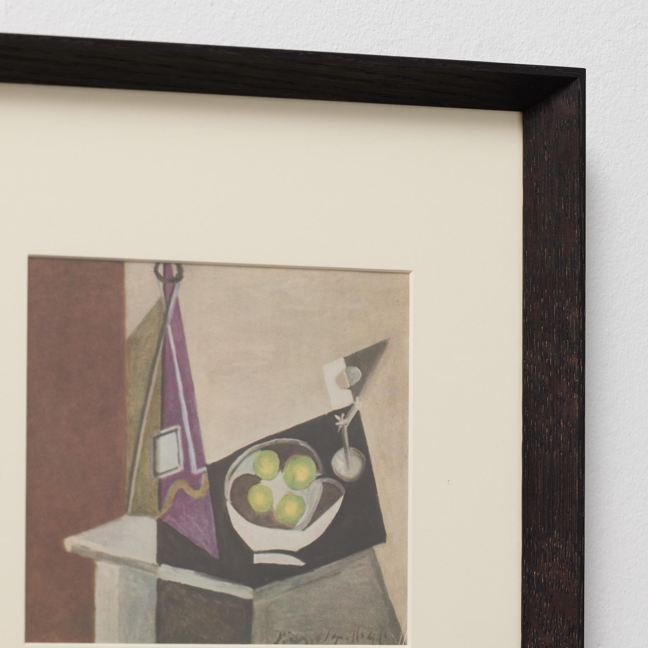 Gerahmte Farbkrone von Pablo Picasso, Editions du Chene, 1943 im Angebot 7