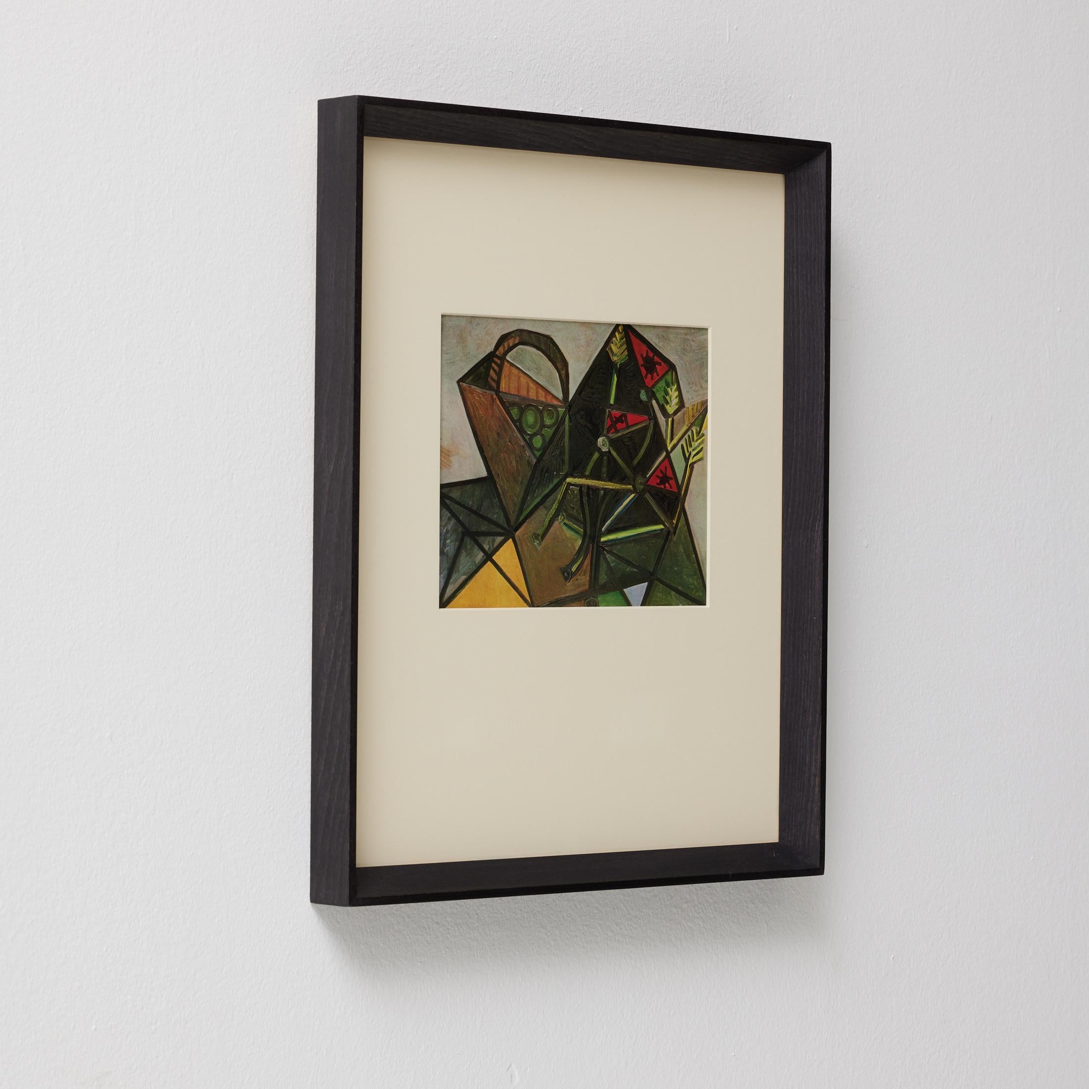 Gerahmte Farbkrone von Pablo Picasso, Editions du Chene, 1943 (Moderne der Mitte des Jahrhunderts) im Angebot
