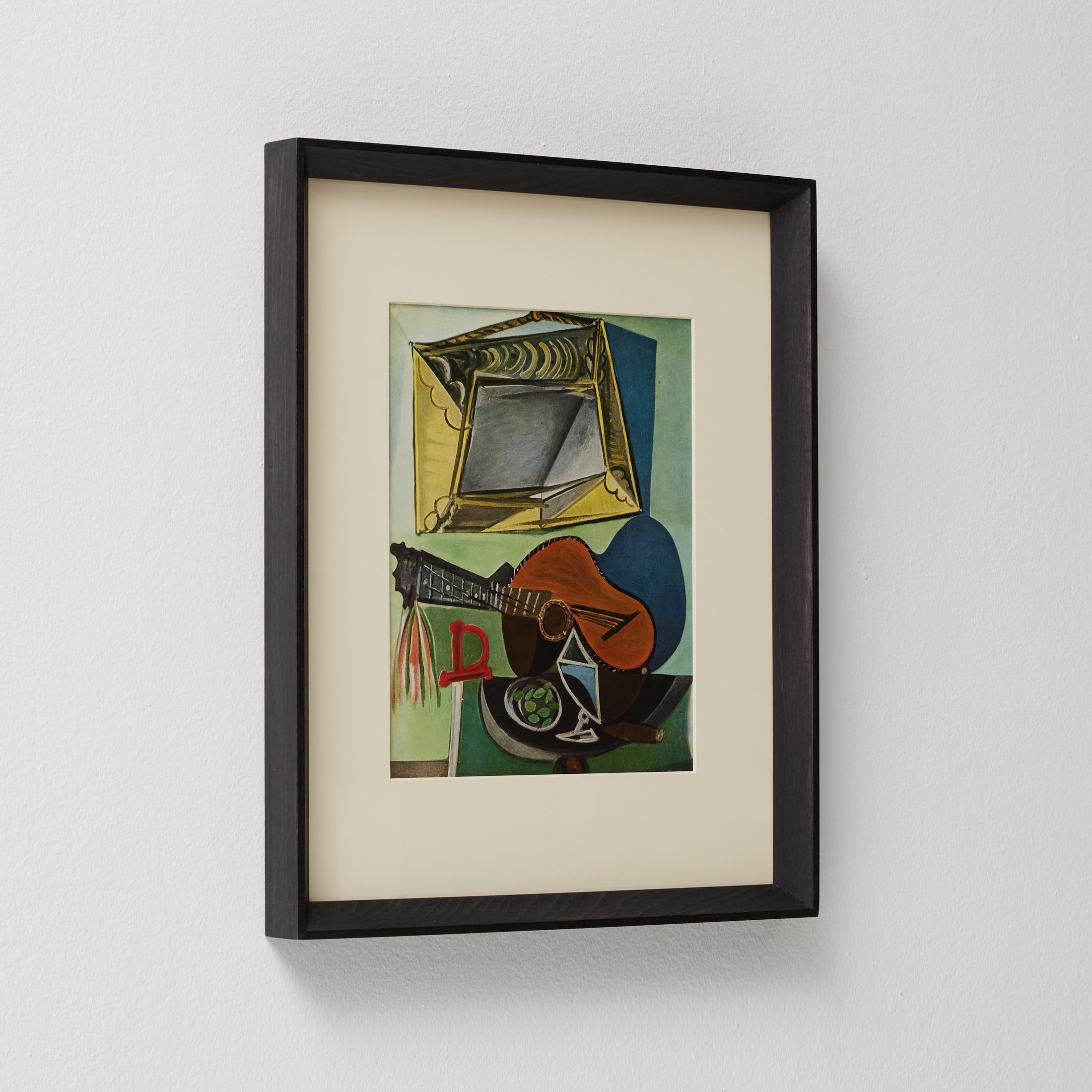 Mid-Century Modern Pablo Picasso Framed Color Cliche, Editions du Chene, 1943 For Sale