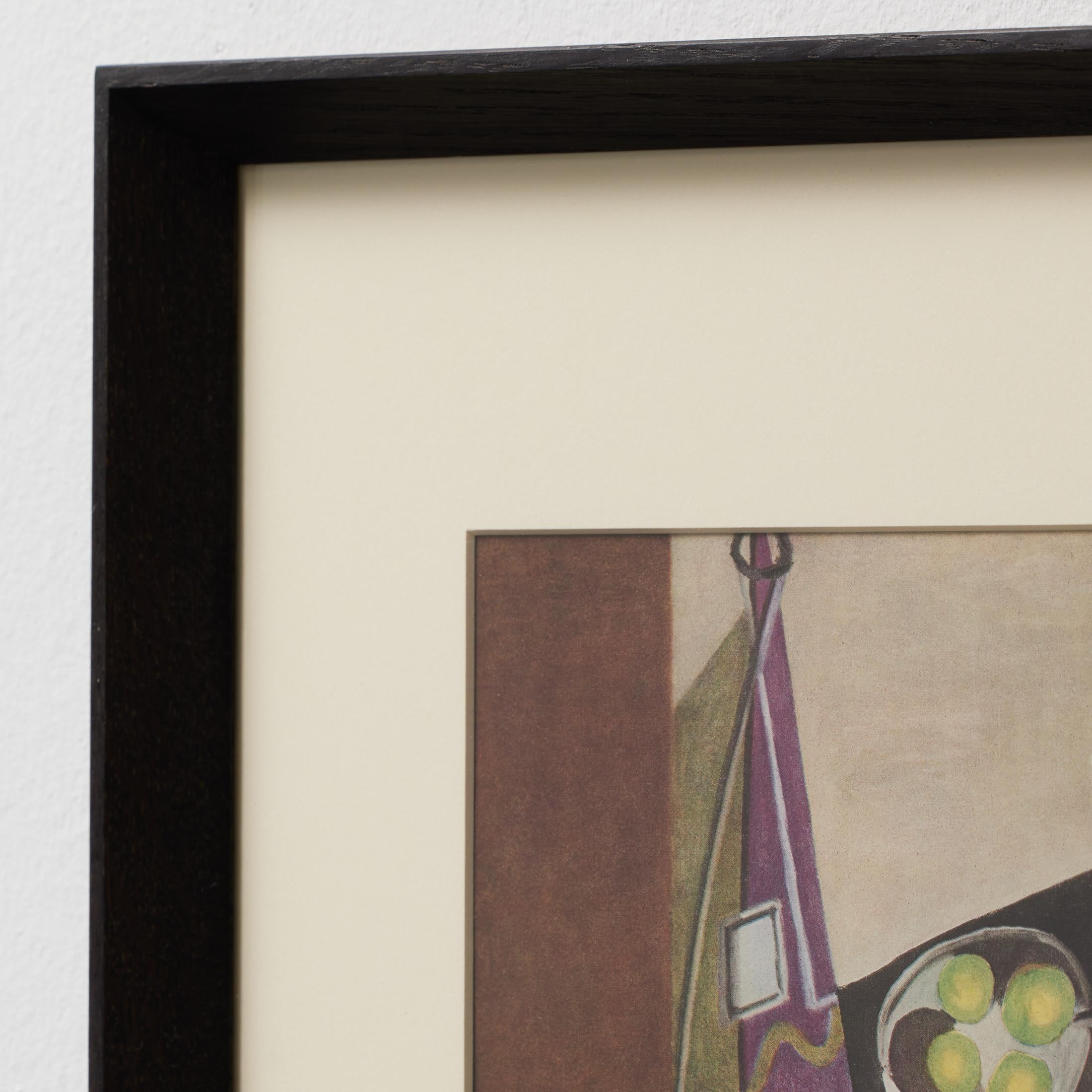 Gerahmte Farbkrone von Pablo Picasso, Editions du Chene, 1943 (Moderne der Mitte des Jahrhunderts) im Angebot