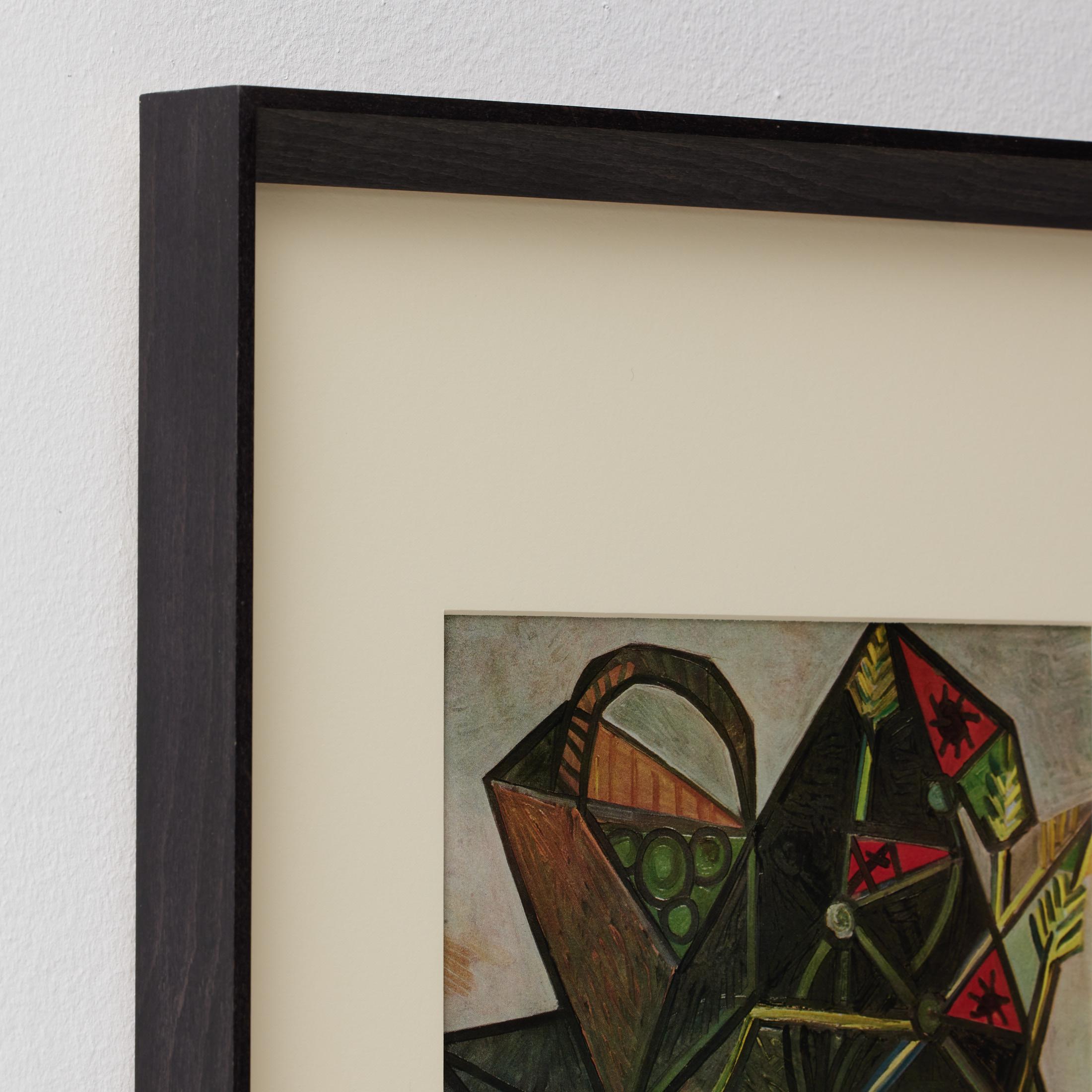 Gerahmte Farbkrone von Pablo Picasso, Editions du Chene, 1943 (Französisch) im Angebot