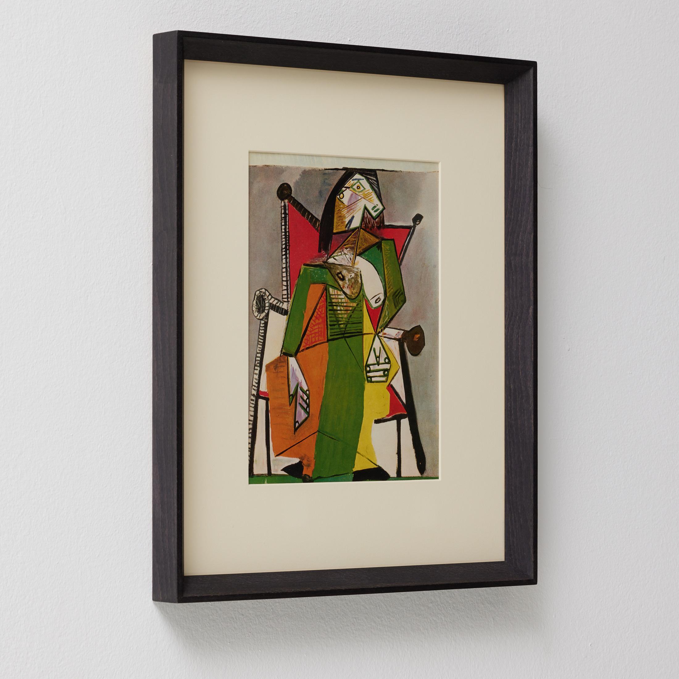 Gerahmte Farbkrone von Pablo Picasso, Editions du Chene, 1943 (Französisch) im Angebot
