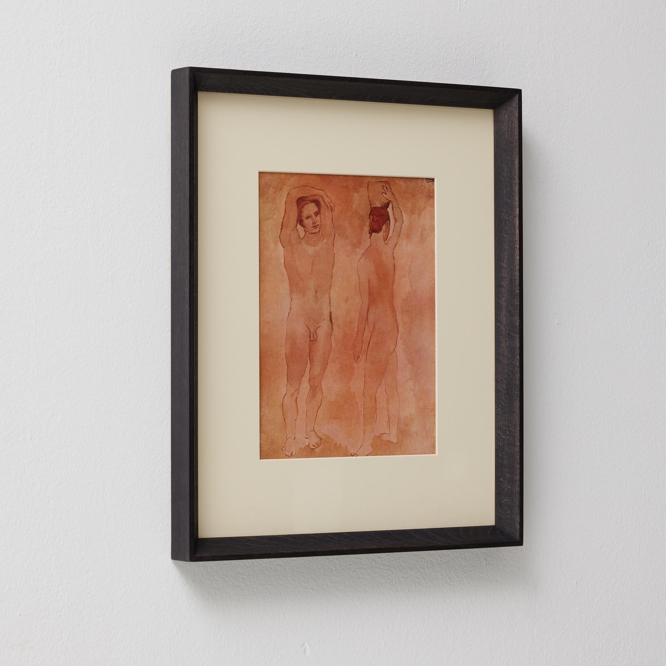 Gerahmte Farbkrone von Pablo Picasso, Editions du Chene, 1943 (Französisch) im Angebot