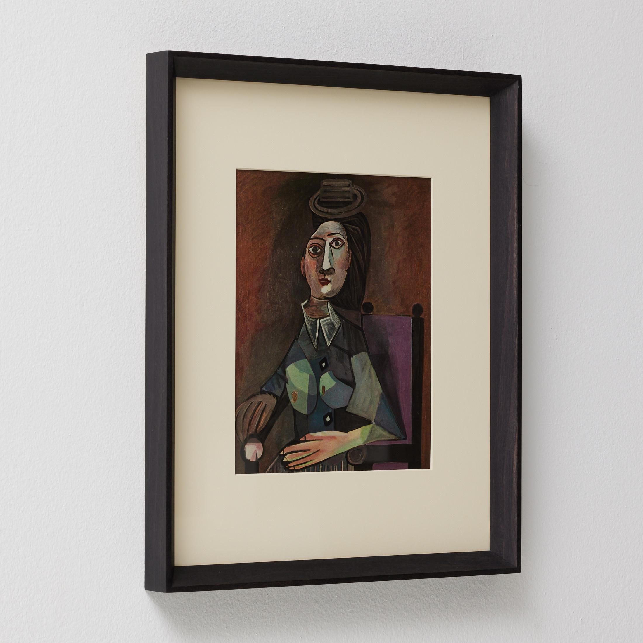 Gerahmte Farbkrone von Pablo Picasso, Editions du Chene, 1943 (Französisch) im Angebot