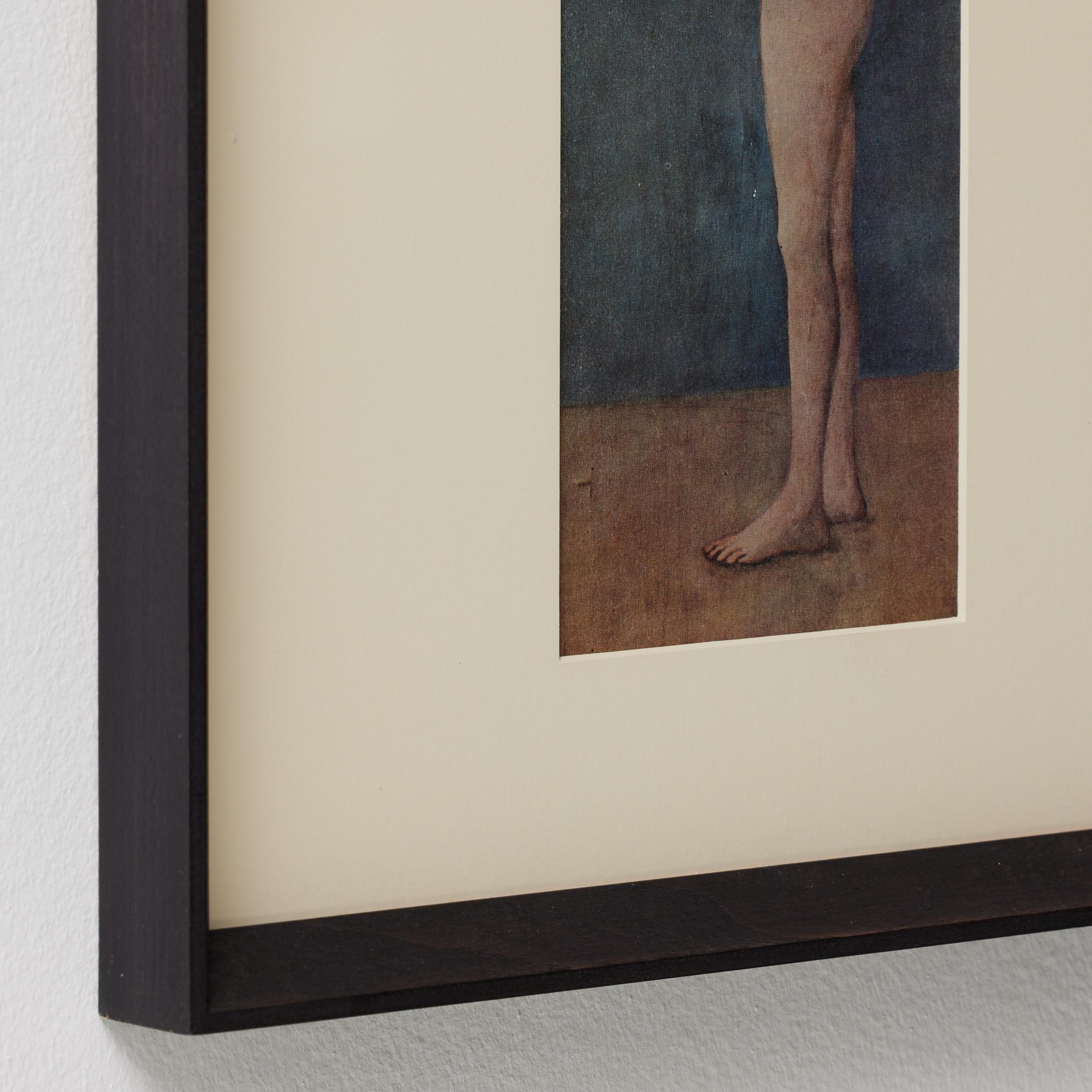 Metà XX secolo Pablo Picasso Cliche a colori incorniciato, Editions du Chene, 1943 in vendita