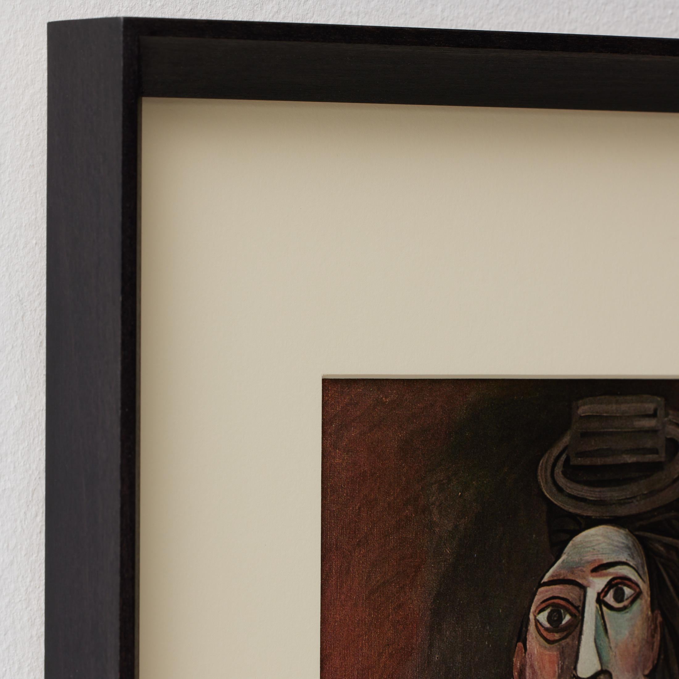 Gerahmte Farbkrone von Pablo Picasso, Editions du Chene, 1943 (Mitte des 20. Jahrhunderts) im Angebot