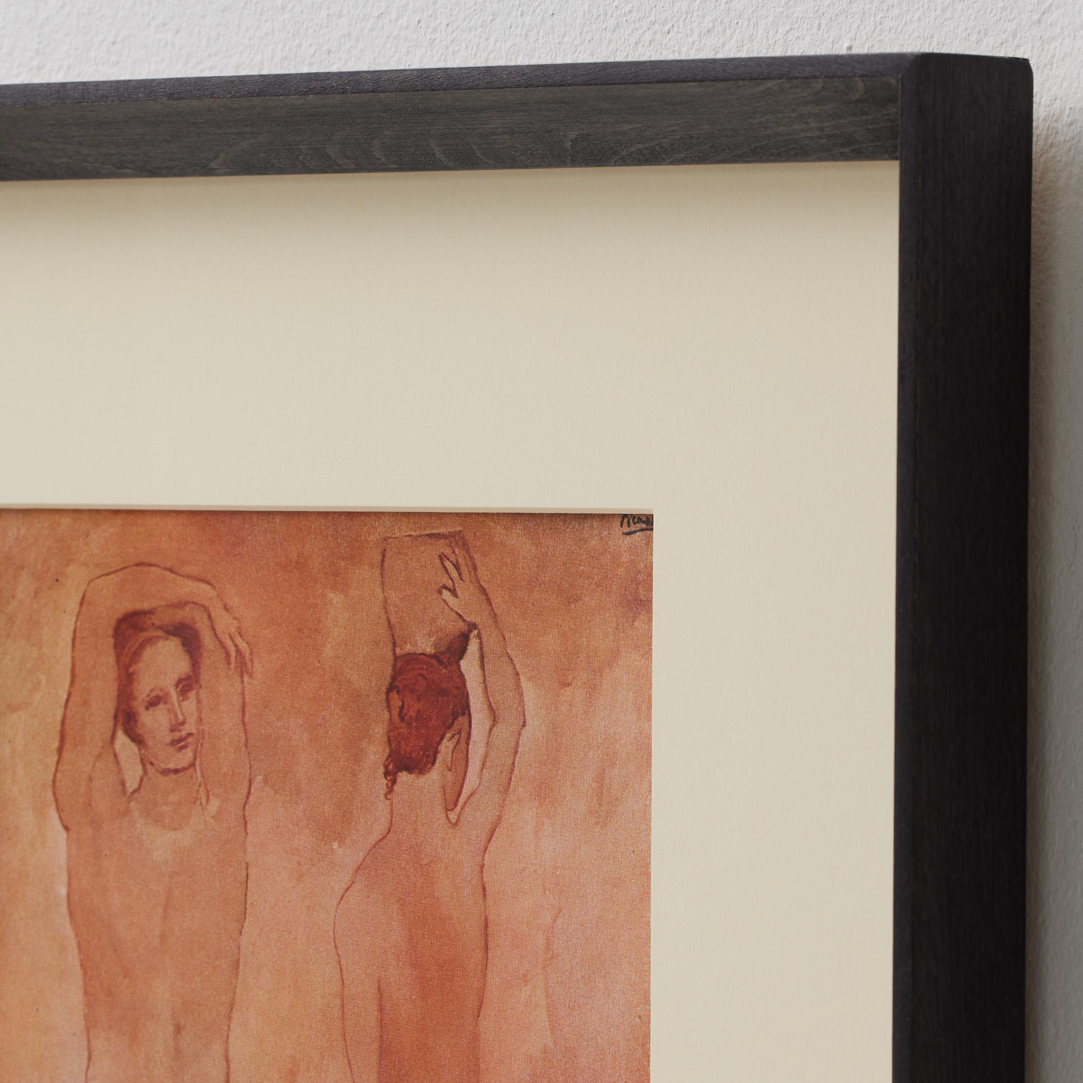 Gerahmte Farbkrone von Pablo Picasso, Editions du Chene, 1943 (Papier) im Angebot