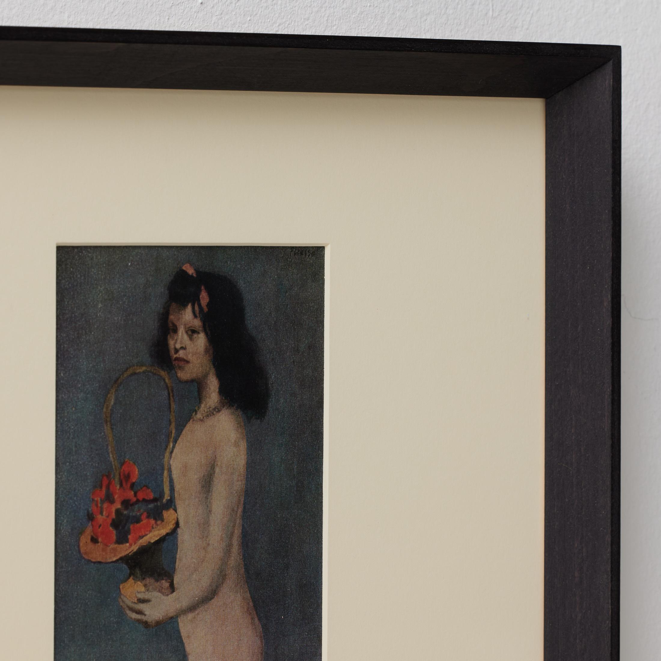 Pablo Picasso Cliche a colori incorniciato, Editions du Chene, 1943 in vendita 1