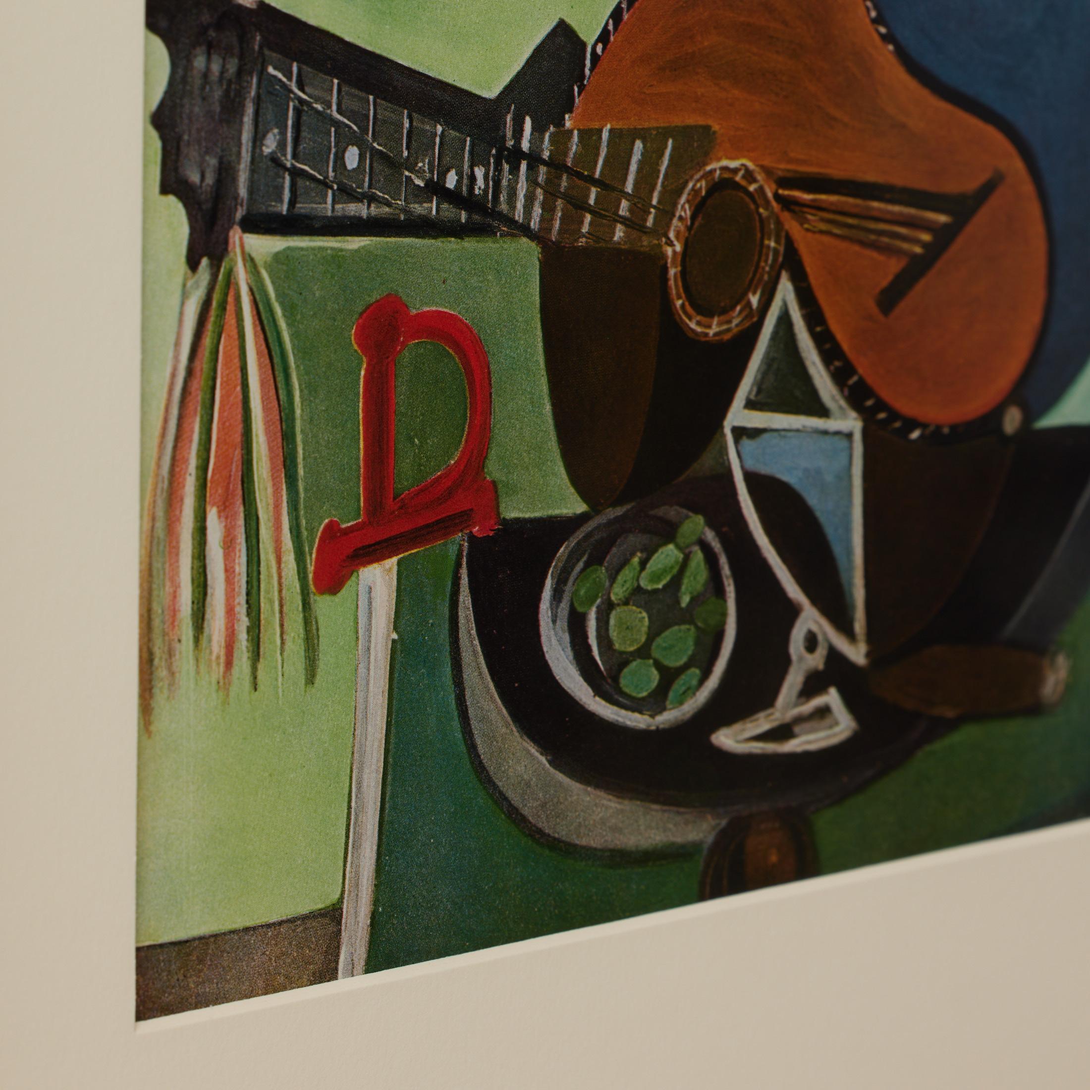 Pablo Picasso Framed Color Cliche, Editions du Chene, 1943 For Sale 1