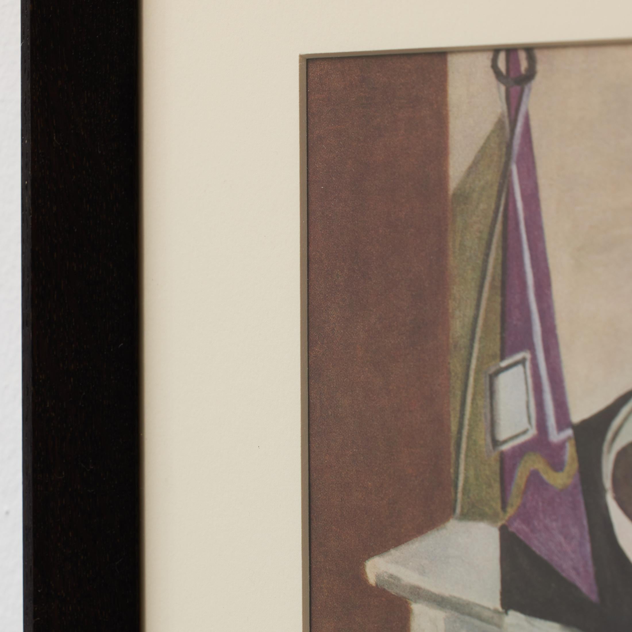 Gerahmte Farbkrone von Pablo Picasso, Editions du Chene, 1943 im Angebot 1