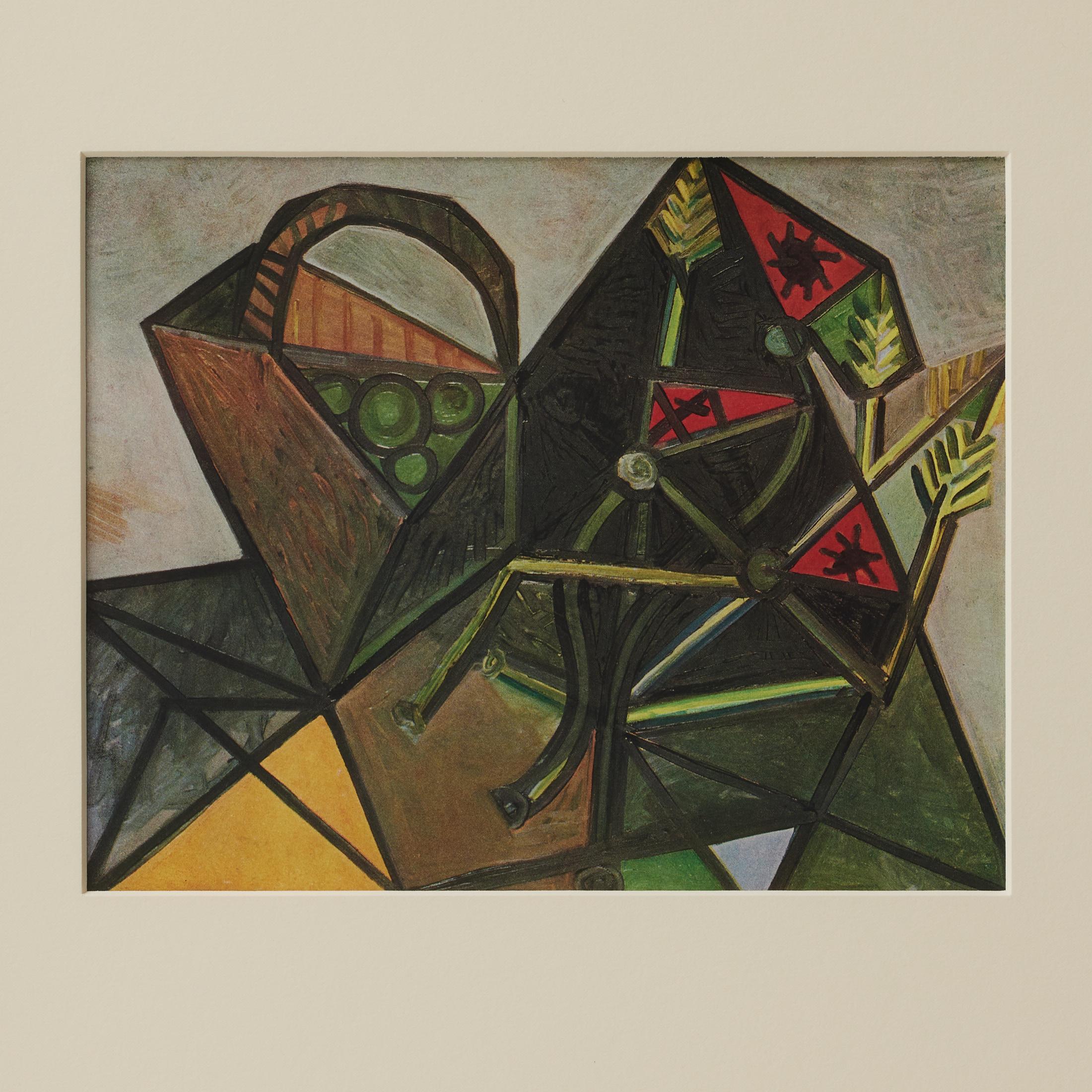 Gerahmte Farbkrone von Pablo Picasso, Editions du Chene, 1943 im Angebot 2