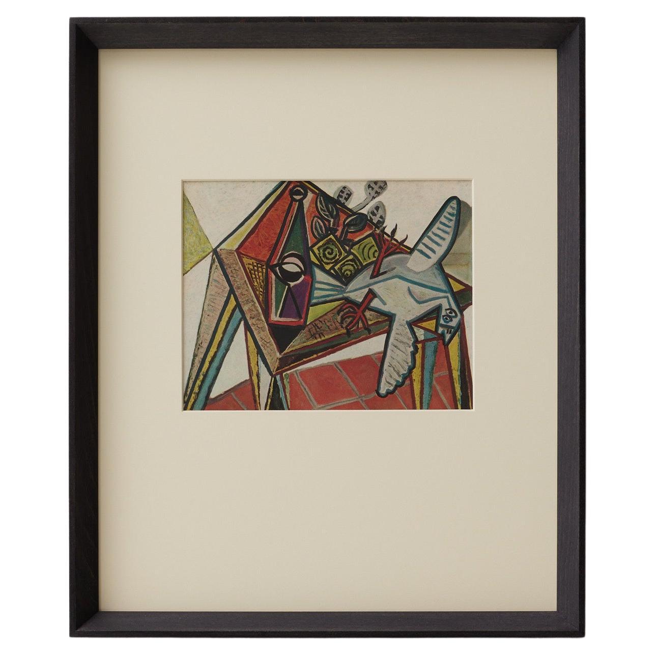 Pablo Picasso Framed Color Cliche, Editions du Chene, 1943 For Sale