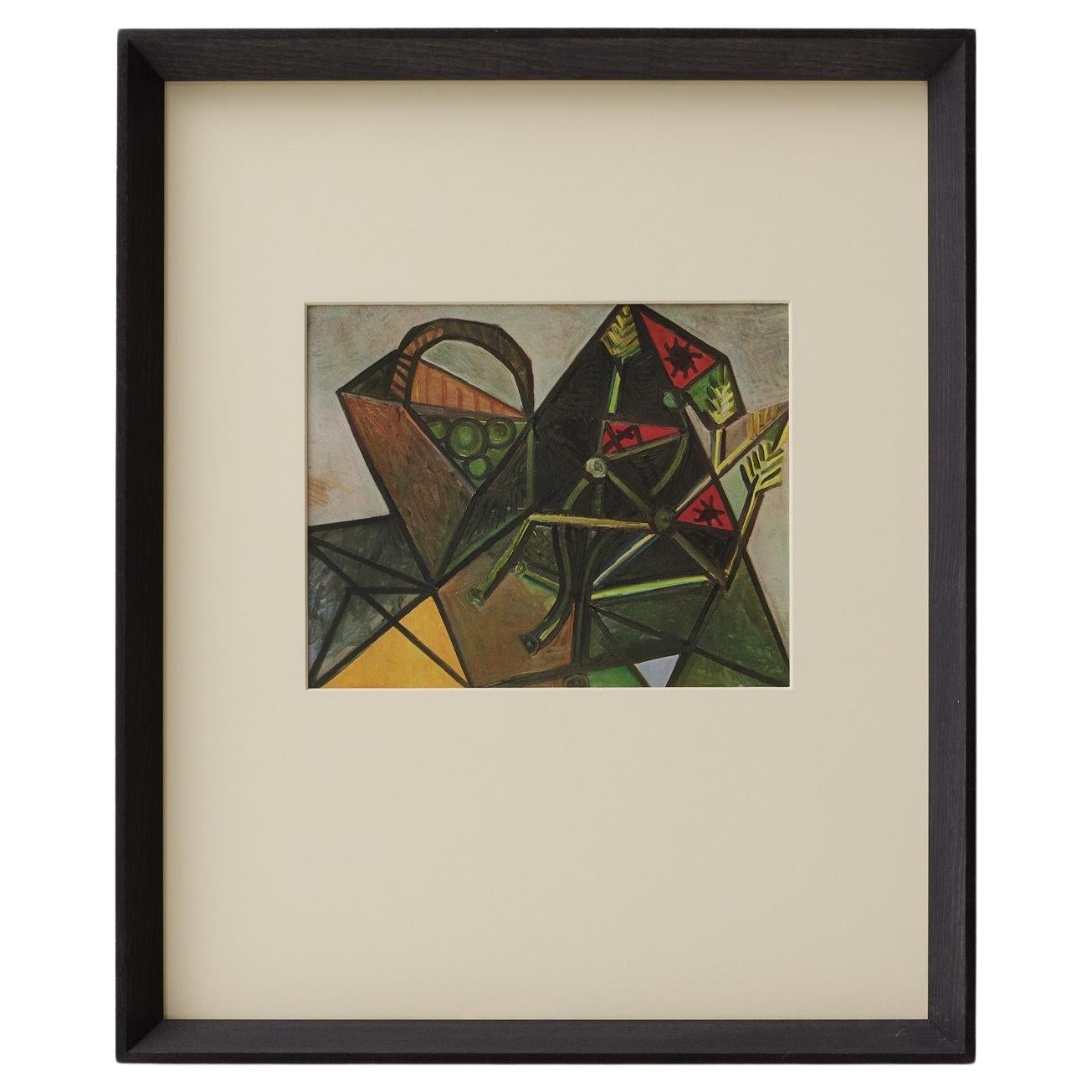Pablo Picasso Cliche a colori incorniciato, Editions du Chene, 1943