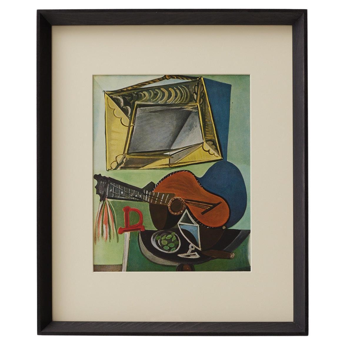 Pablo Picasso Framed Color Cliche, Editions du Chene, 1943 For Sale