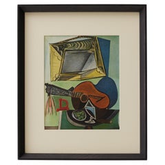 Gerahmte Farbkrone von Pablo Picasso, Editions du Chene, 1943