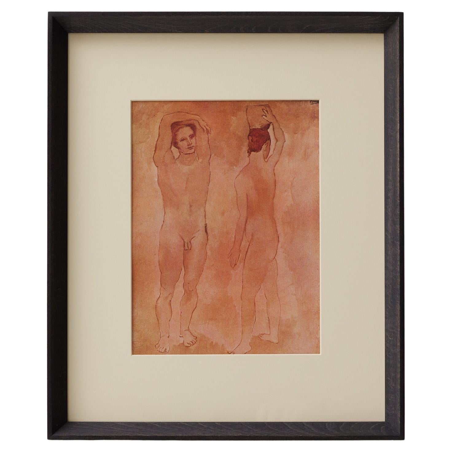 Pablo Picasso Cliche a colori incorniciato, Editions du Chene, 1943