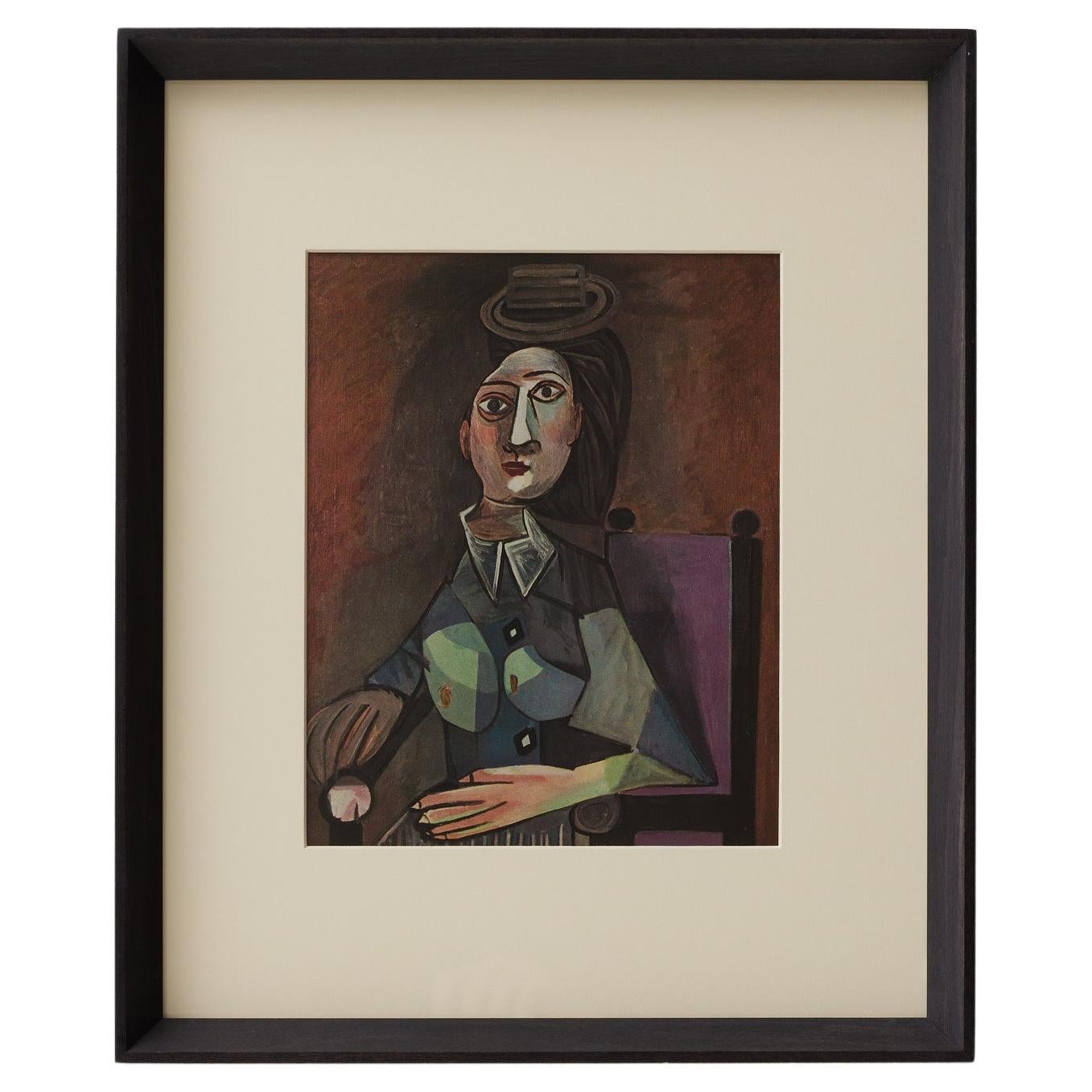 Pablo Picasso Cliche a colori incorniciato, Editions du Chene, 1943