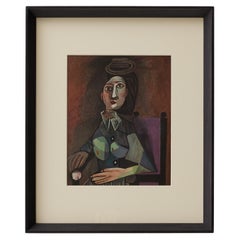 Pablo Picasso Cliche a colori incorniciato, Editions du Chene, 1943