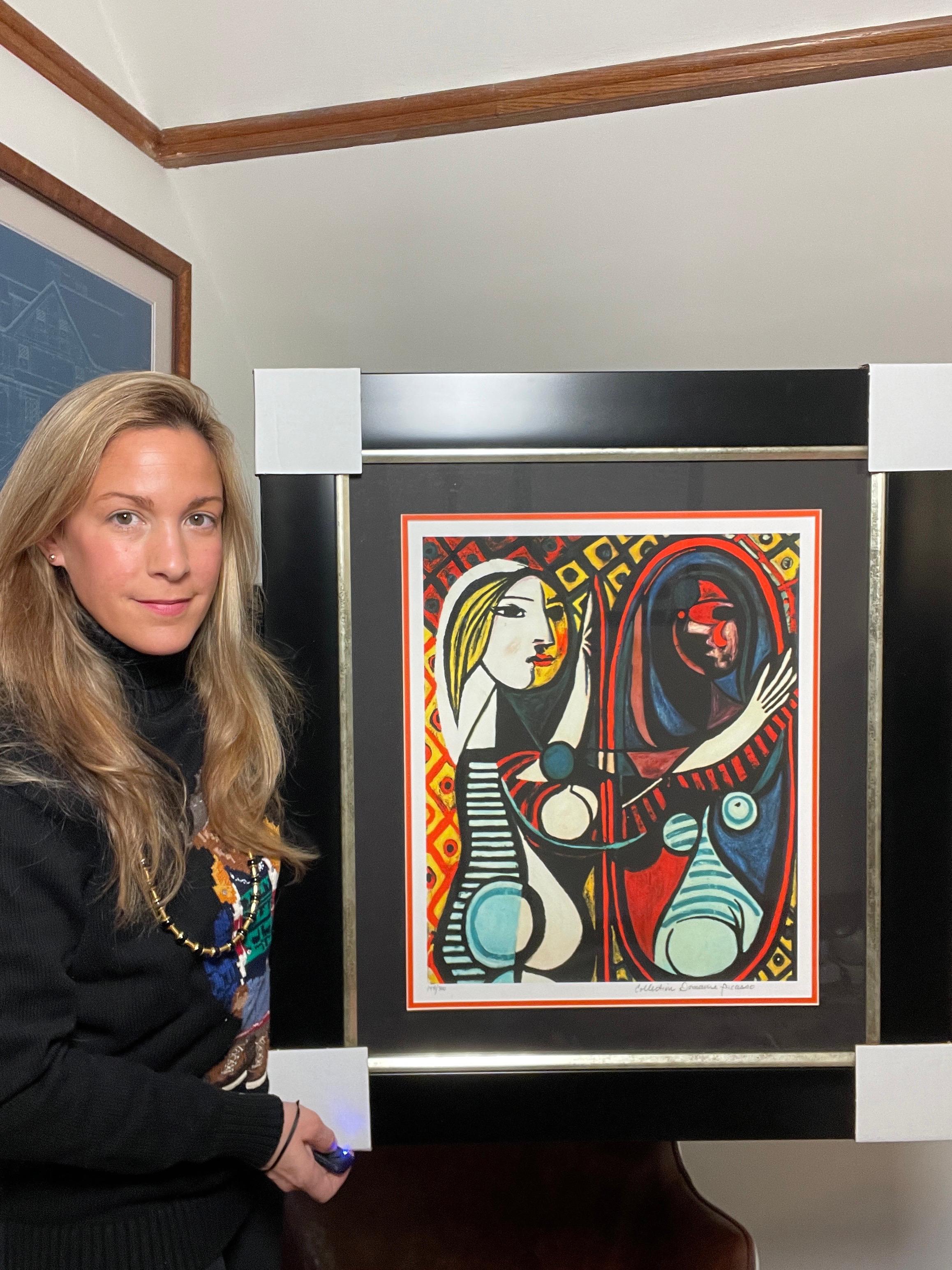 Bohemian Pablo Picasso ‘Girl in a Mirror” Limited Edition Collection Domain Picasso