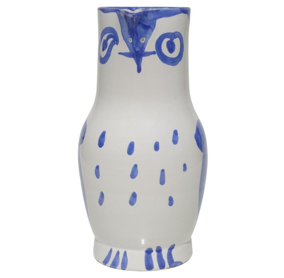 Pablo Picasso, Hibou 1954 Madoura Ceramic Pottery Pitcher Sculpture For Sale 1