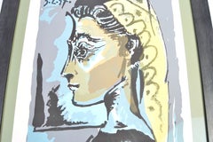 Pablo Picasso 'Jacqueline' Lythographe limité et numéroté à la main