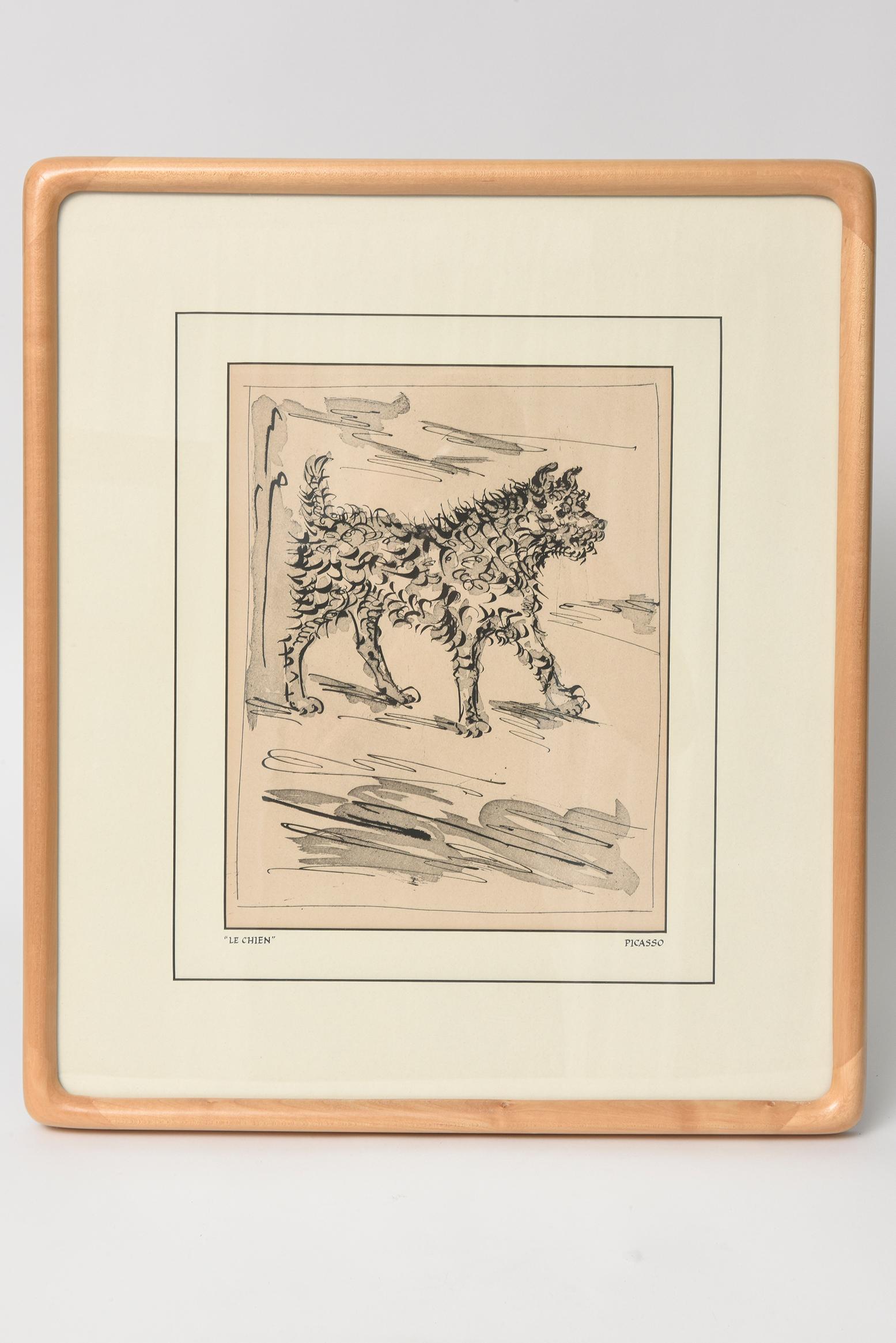 Pablo Picasso Le Chien 'Il cane' Bloch 334 In condizioni buone a Miami Beach, FL