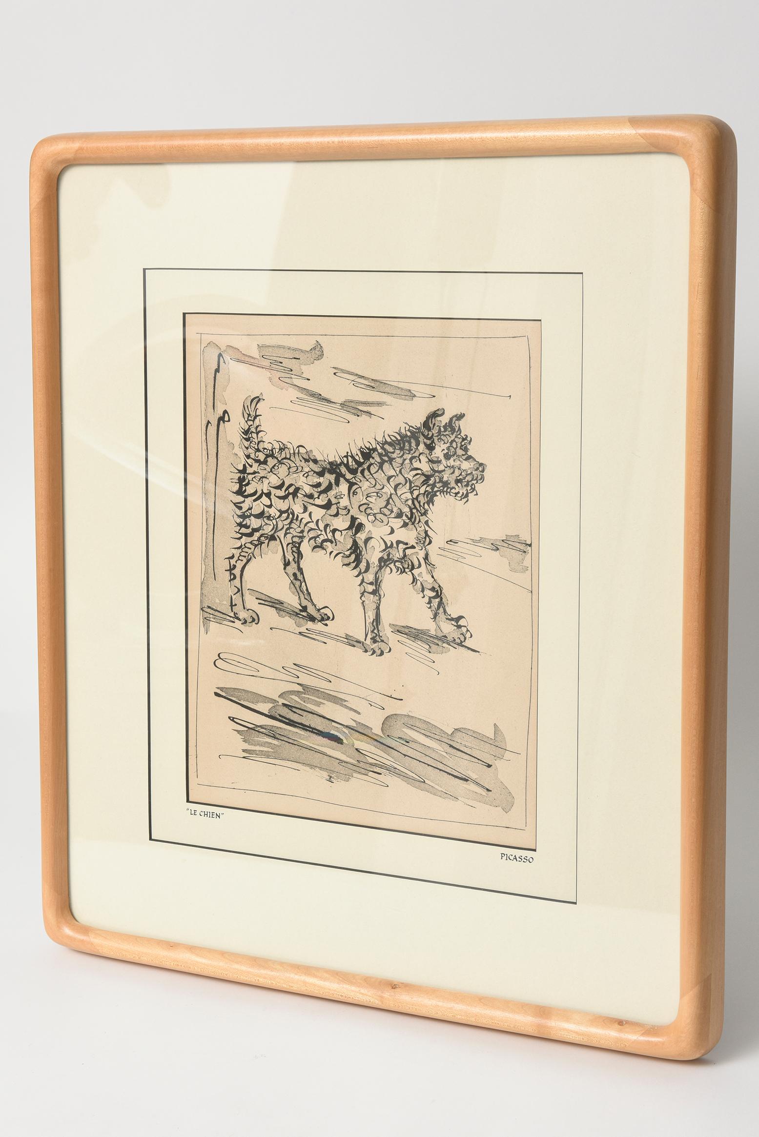 Mid-20th Century Pablo Picasso Le Chien 'The Dog' Bloch 334 For Sale
