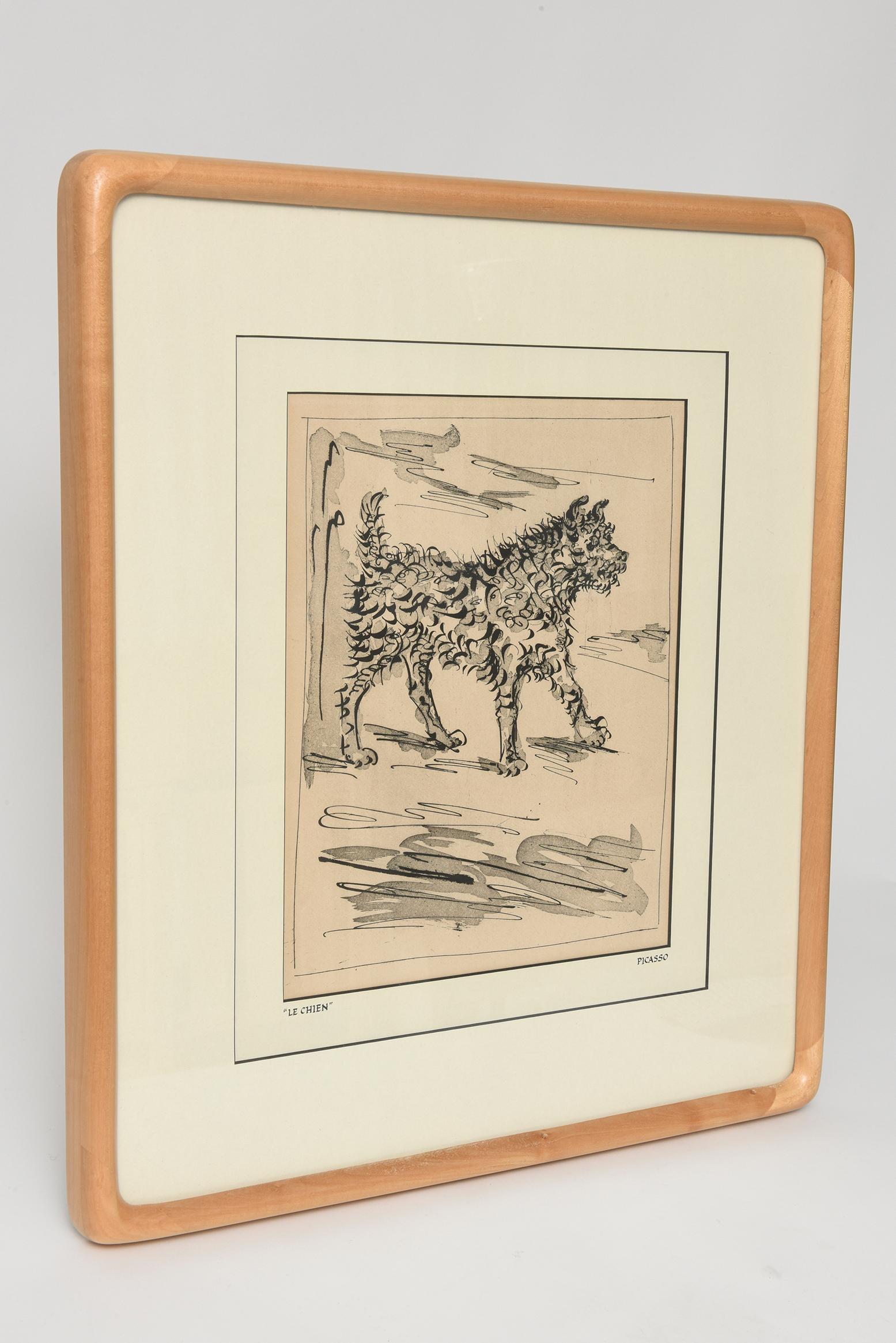 Pablo Picasso Le Chien 'Il cane' Bloch 334 3