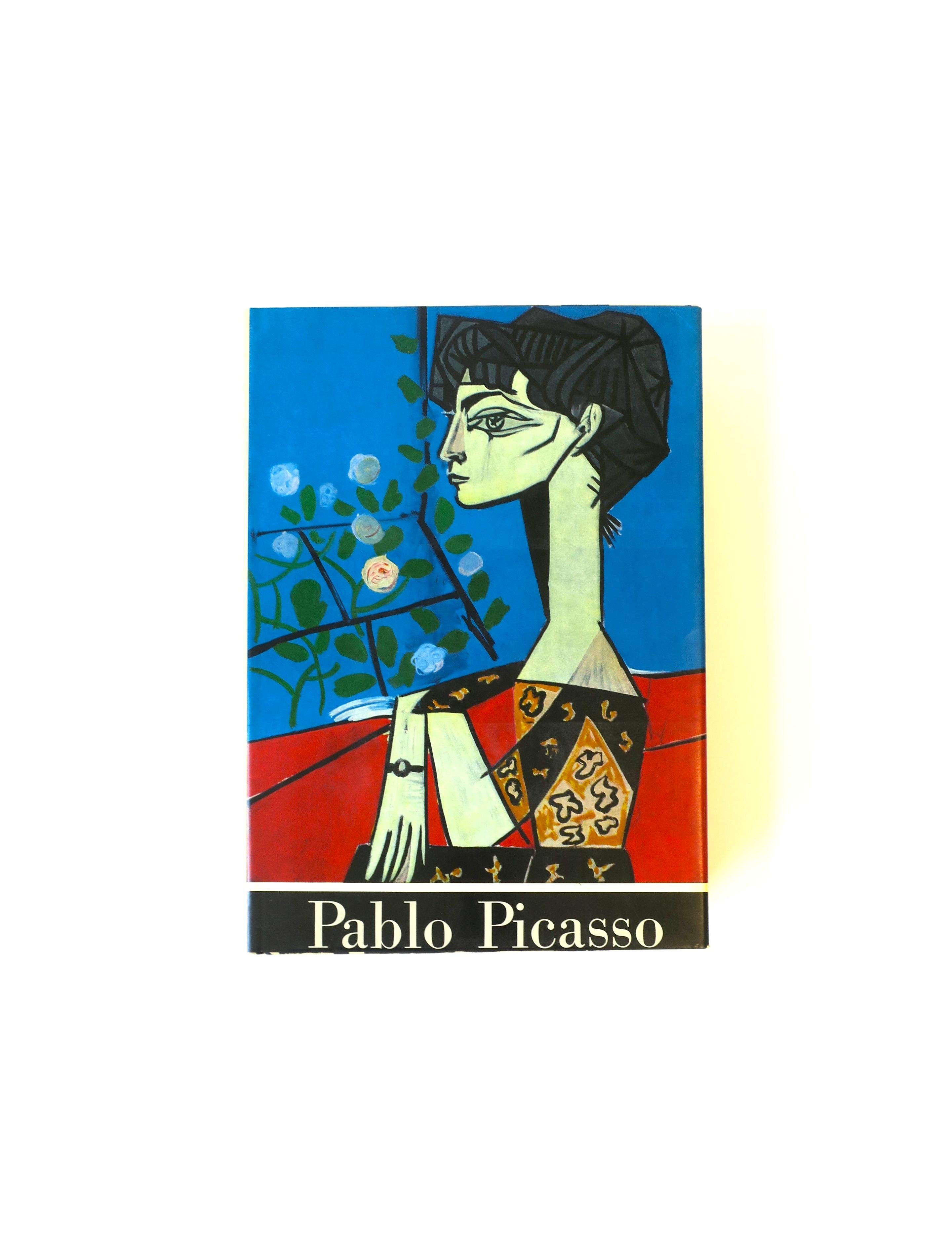 'Pablo Picasso', a library or coffee table book, 1955.
The cover design was made especially for this book by Pablo Picasso, July 1955. 
This book is a nice size with 524 pages. 

