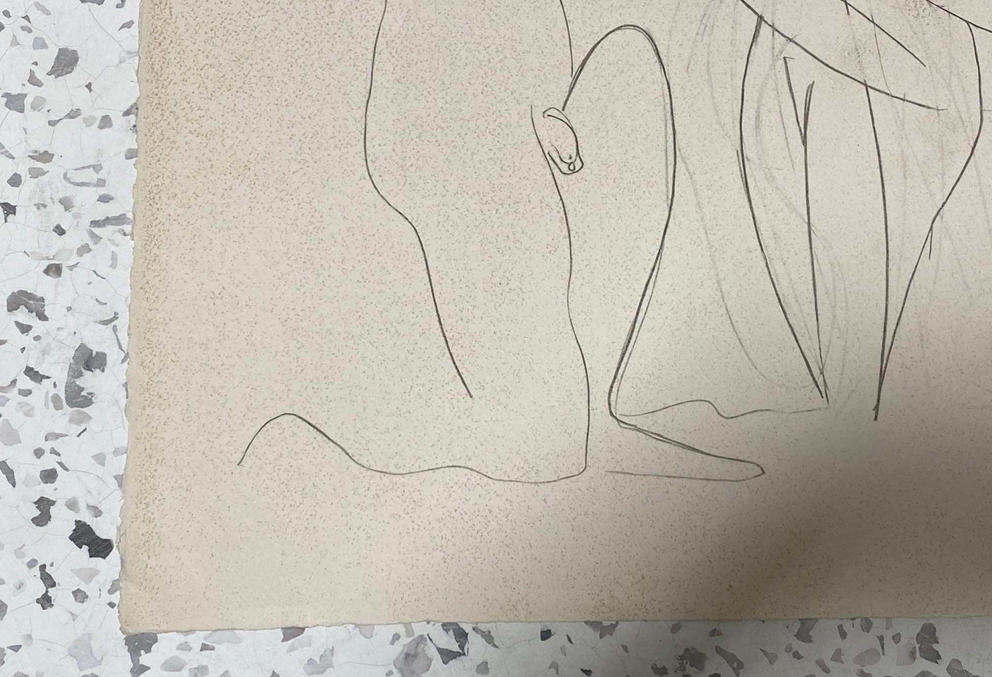 Pablo Picasso Limited Ed. Lithographie aus dem Portfolio Les Dessins D'Antibes, 1958 im Angebot 3