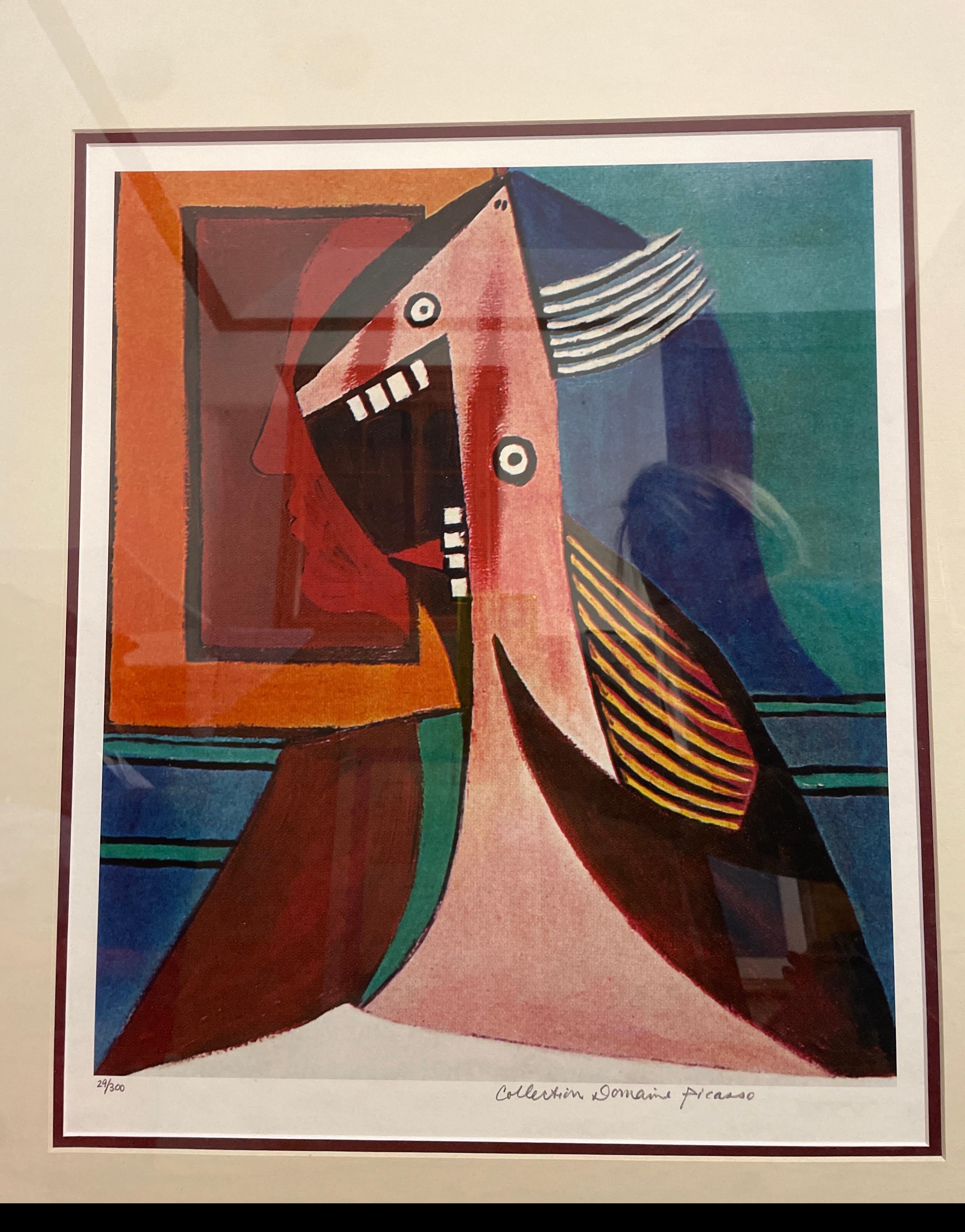 Pablo Picasso Limitierte Auflage auf Papier mit dem Titel The Ranting Woman Lithographie im Zustand „Hervorragend“ im Angebot in Rochester, NY