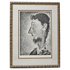 Pablo Picasso Lithograph "Portrait de Pierre Crommelynck" 25/50