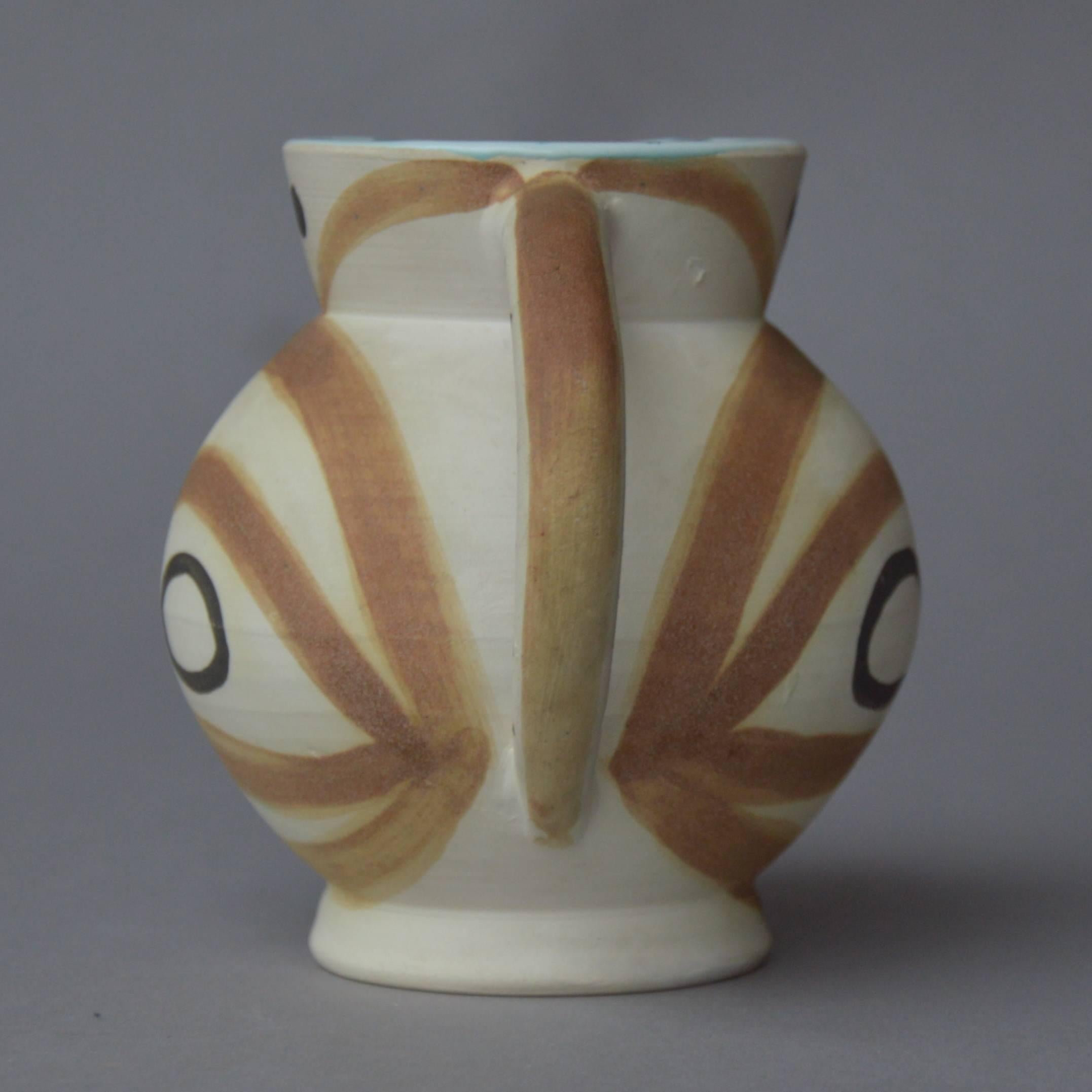 Modern Pablo Picasso Madoura Ceramic Pitcher Little Wood-Owl, 1949 For Sale
