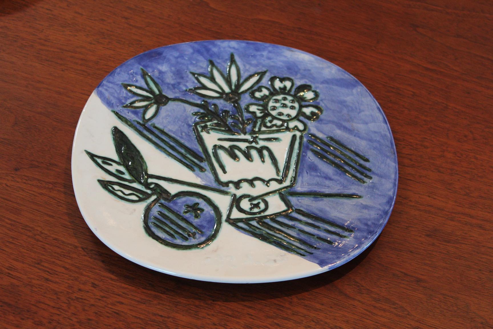 This Picasso ceramic plaque 