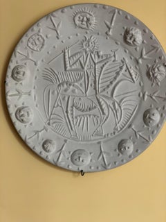 Pablo Picasso Madoura Keramikteller, 1950er Jahre