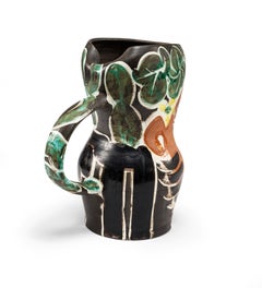 Le Barbu, Pablo Picasso, 1950's, Sculpture, Pitcher, Terracotta, Earthenware