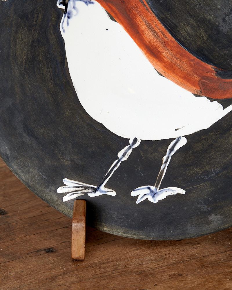 Francese Pablo Picasso, Oiseau n°96, Assiette ronde, 1963. in vendita