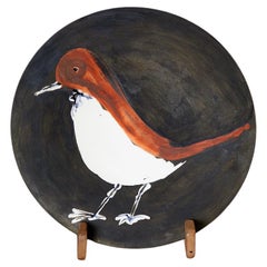 Pablo Picasso, Oiseau n°96, Assiette ronde, 1963.