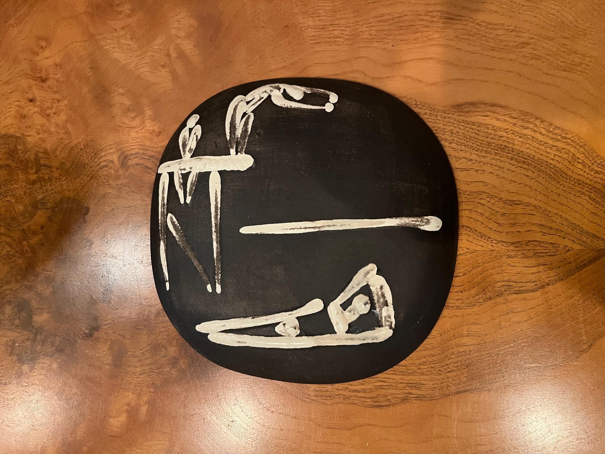 20th Century Pablo Picasso original signed limited edition Ceramic Plate, The Divers  1956