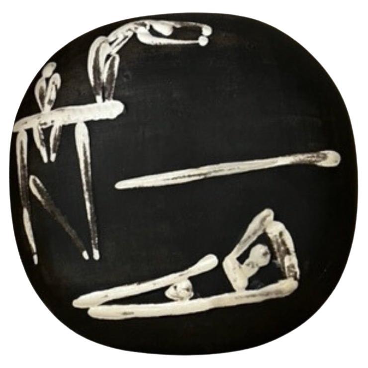 Original signierter Keramikteller in limitierter Auflage von Pablo Picasso, The Divers  1956